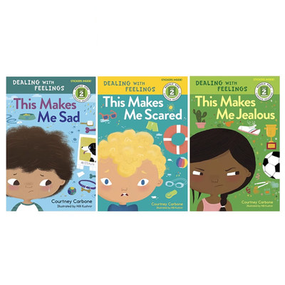 英文原版处理情绪绘本图画书