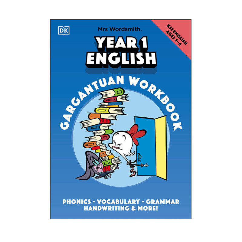 DK沃德史密斯夫人 Mrs Wordsmith 1年级 DK English Wondrous Workbook 5-6岁  英语练习册 儿童参考资料书