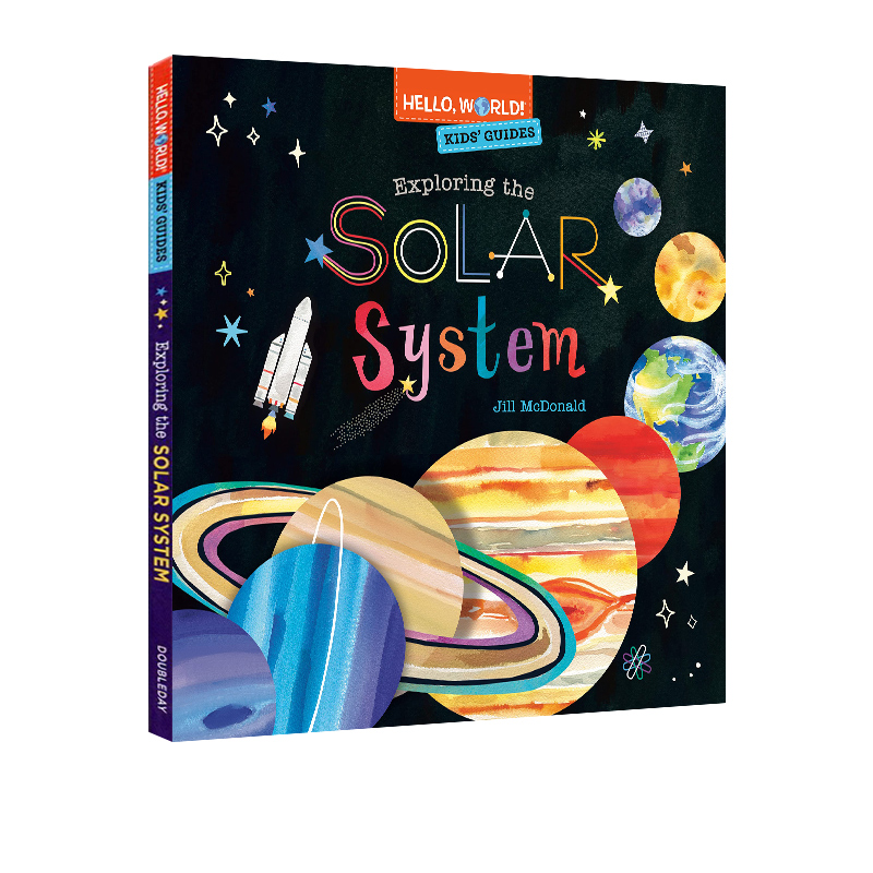 Hello World Kids' Guides: Exploring The Solar System 你好科学手册 精装 探索太阳系 英文原版 少儿科普百科绘本图画书 书籍/杂志/报纸 儿童读物原版书 原图主图