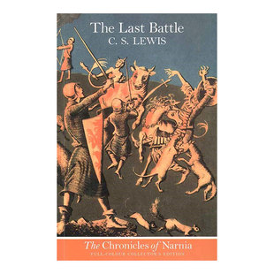 预售 纳尼亚传奇 第7部 经典封面平装 最后一战 Pauline Baynes插图 The Chronicles of Narnia 7 英文原版 C S Lewis