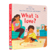 Very 纸板机关翻翻书 What Answers love? Questions 什么是爱？亲子绘本 儿童图画书 First 尤斯伯恩你问我答 英文原版