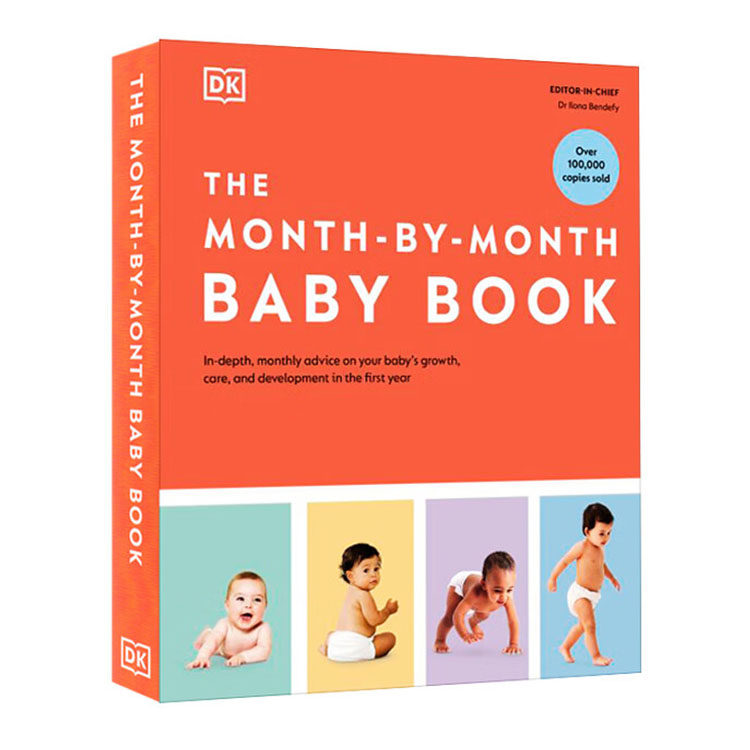 英文原版 The Month-by-Month Baby Book 宝宝逐月成长指南 护理护儿育儿读物 宝宝成长发育护理科普百科 DK科普读物