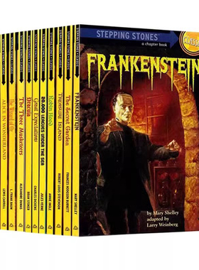 兰登经典文学名著小说套装 英文原版 Stepping Stones Books Classic  12册 儿童课外阅读书