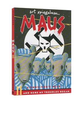 鼠族2 英文原版 Maus II A Survivors Tale Art Spiegelman 阿特斯皮格曼 漫画绘本 青少年历史课外阅读