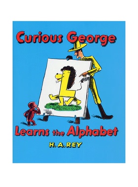 英文原版绘本 Curious George Learns the Alphabet 廖彩杏推荐书单 好奇猴乔治学字母 H. A. Rey