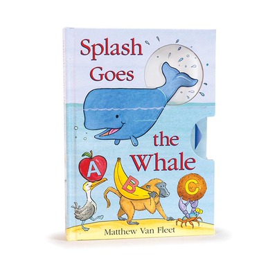 预售 英文原版 Splash Goes The Whale 鲸鱼溅起的水花 Matthew Van Fleet 低幼趣味动物启蒙认知 精装纸板操作机关书 游戏翻翻书
