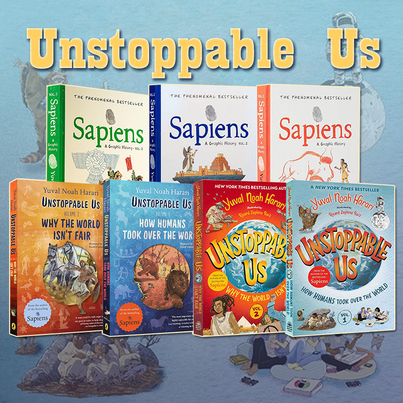 英文原版 势不可挡的我们 人类简史作者 Unstoppable Us/The Birth of Humankind 科普知识类绘本 Yuval Noah Harari 尤瓦尔赫拉利