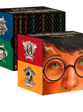 哈利波特英文原版 20周年美国版 Harry Potter 1-7册全集套装 魔法石 philosopher's Stone JK罗琳科幻小说