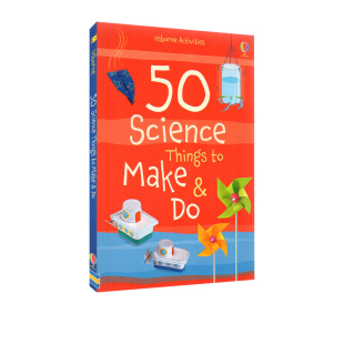 Usborne 50 Science things to make and do  50个科学实验 英文原版绘本 儿童科普科学实验探索指南 尤斯伯恩