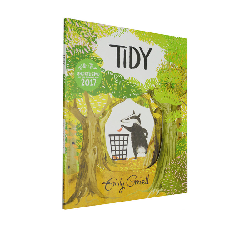 英文原版绘本 tidy 爱整洁的皮皮 环保题材图画书 入围格林威奖大奖