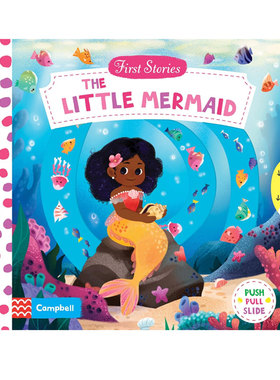 Little Mermaid 小美人鱼 First Stories 童话篇操作机关书 英文原版绘本 亲子互动故事 BUSY系列纸板 英语启蒙认知