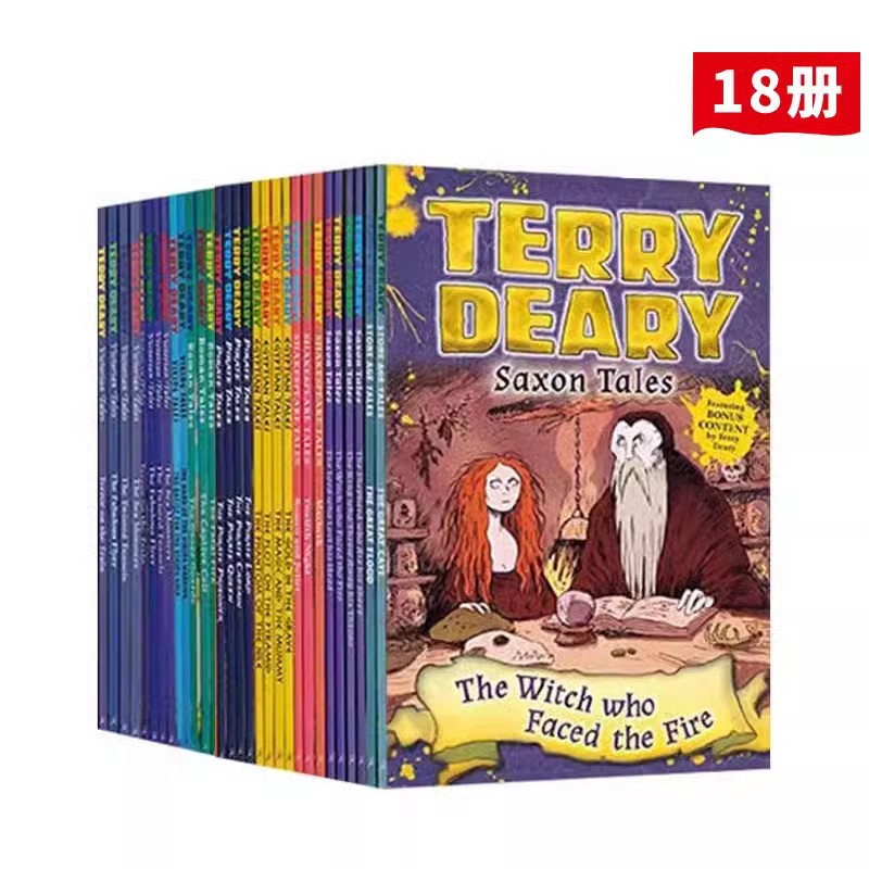 英文原版 莎士比亚 罗马帝国 Terry Deary's Historical Talesy 18册 桥梁章节小说 可怕的历史同作者Terry Deary