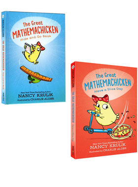 英文原版 The Great Mathemachicken 2册合售 精装 入门级桥梁章节书