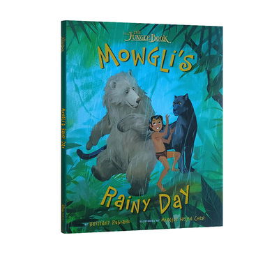 英文原版 The Jungle Book: Mowgli's Rainy Day 奇幻森林：毛克利的雨天 精装 丛林故事 迪士尼图画故事绘本