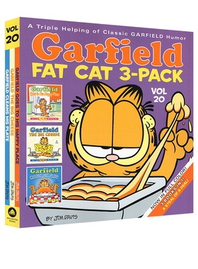 加菲猫漫画三合一 合订本20 Garfield Fat Cat 3 Pack 20 英文原版 经典趣味幽默漫画 儿童课外阅读图画故事书 Jim Davis