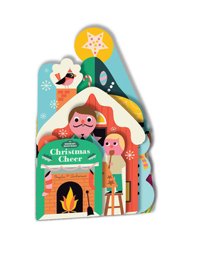 【自营】英文原版 Bookscape Board Books: Christmas Cheer 圣诞节 纸板造型书 Chronicle出品