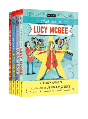 英文原版 Lucy McGee 4册合售 小学生英文课外读物 桥梁章节书 女孩课外阅读儿童读物