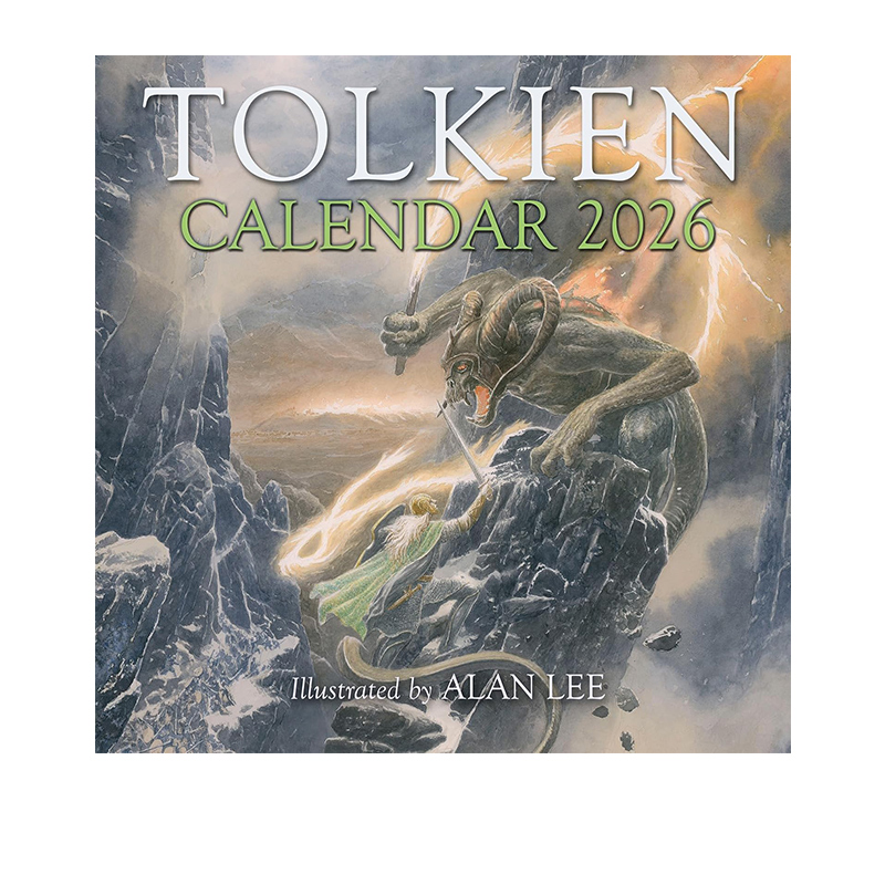 预售 英文原版 托尔金2026年官方纪念挂历  Tolkien Calendar 2026:The Great Tales of Middle-earth