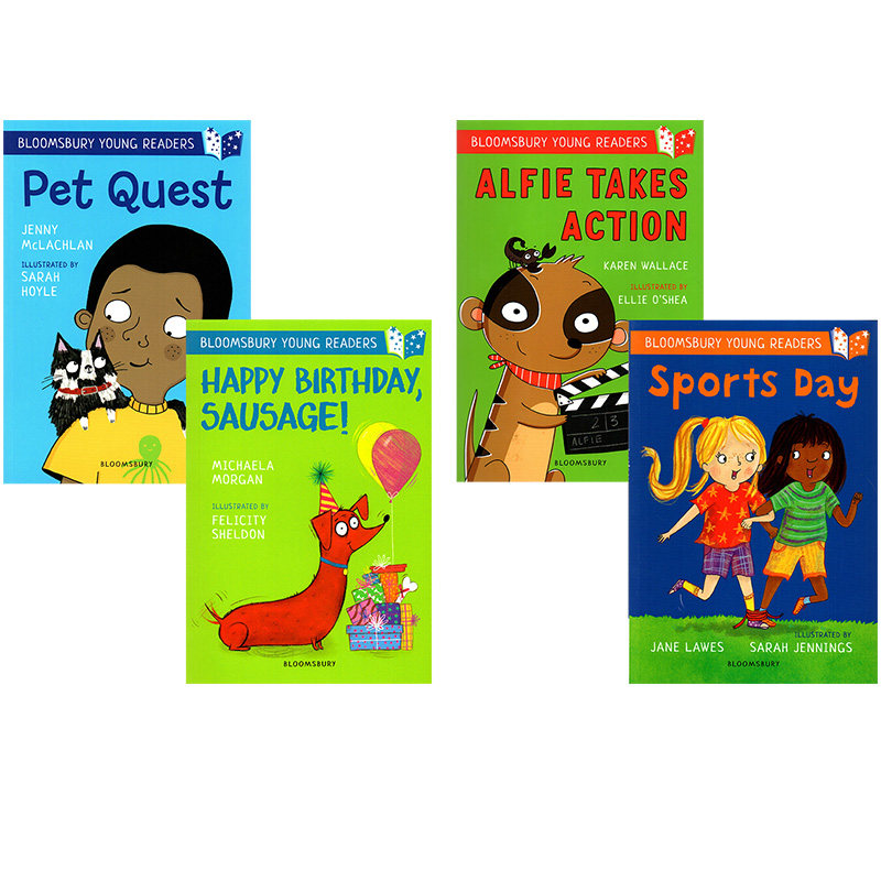 4册 bloomsbury young reader white 约1500字 青少年英文课外阅读