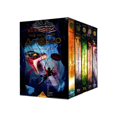 预售 英文原版 波西杰克逊第五季 阿波罗的审判 5册礼盒装 Percy Jackson Trials of Apollo Boxed Set 少年冒险英文小说