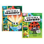Ladybird 英文原版 如何成为一只蜻蜓 How 2册 瓢虫 预售 Dragonfly 儿童科普绘本故事绘本