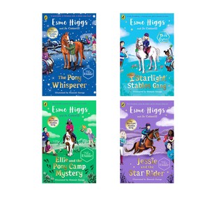 预售 英文原版 The Starlight Stables Gang 4册 The Pony Whisperer 星光马厩帮 青少年小说