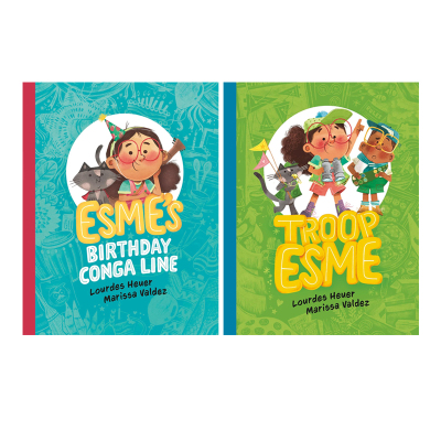 英文原版 Esme！艾美系列2册合售 含1册精装 全彩桥梁章节书 儿童课外阅读故事图画书