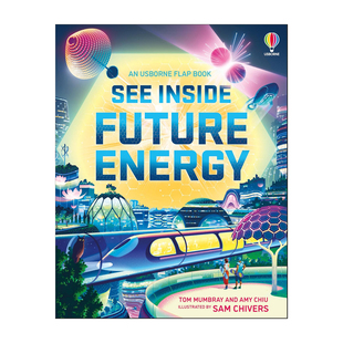 预售 英文原版 Usborne See inside Future Energy 看里面系列 未来能源 纸板翻翻书 大开本 尤斯伯恩 儿童科普认知绘本