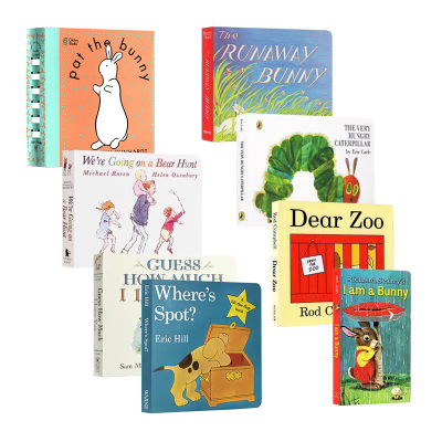 英文原版 廖彩杏书单推荐 8册 Dear Zoo 亲爱的动物园 The Runaway Bunny 逃家小兔 Guess How Much I Love You 猜猜我有多爱你