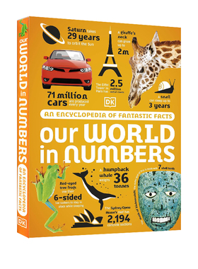 预售 英文原版 DK百科 数字世界 奇妙事实百科全书 Our World in Numbers：An Encyclopedia of Fantastic Facts 精装大开本