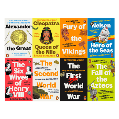 【自营】预售 英文原版 Adventures in Time 历史大冒险系列 8册 亚历山大大帝 Alexander the Great  青少年历史读物 科普故事书