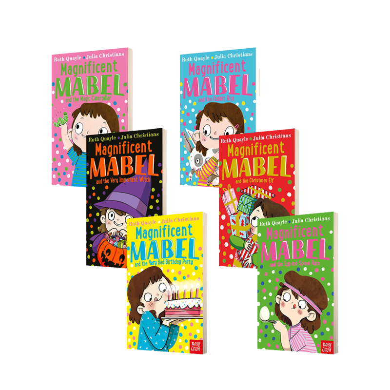 预售 英文原版 Magnificent Mabel 6册 梅布尔系列6册套装 幽默搞笑短篇小说 插图故事图画书 Nosy Crow 大嘴鸟出品