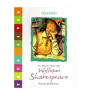 【自营】英文原版 True Lives Shakespeare 牛津莎士比亚传记 儿童图画绘本故事书