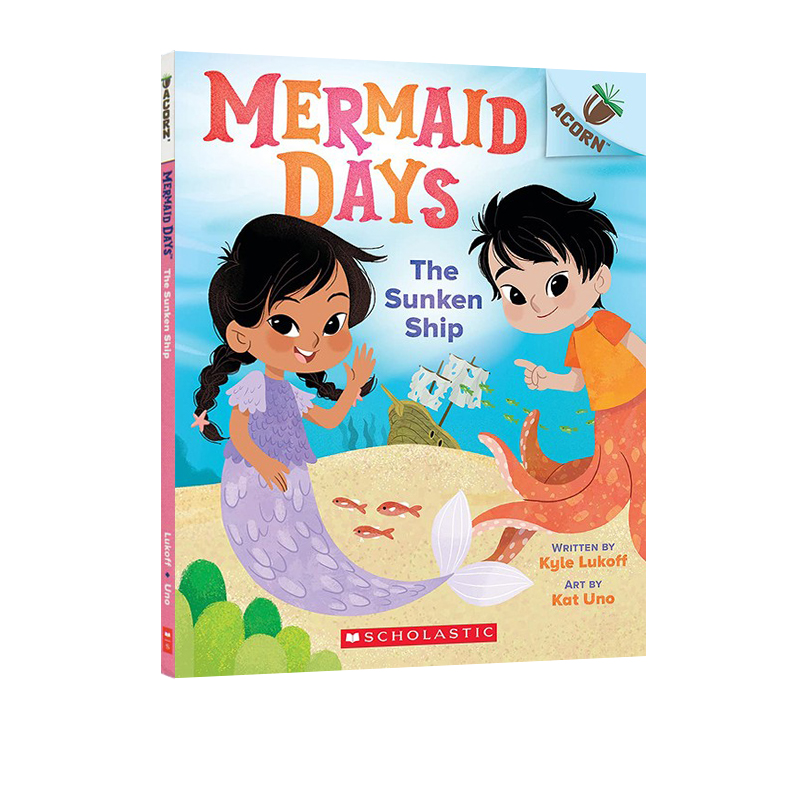 英文原版 mermaid days #1 the sunken ship 学乐大树姐妹篇橡树系列