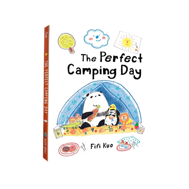 英文原版 The Perfcet Camping Day 美好的露营日 艺术插画绘本 性格培养 精装 Fifi Kuo