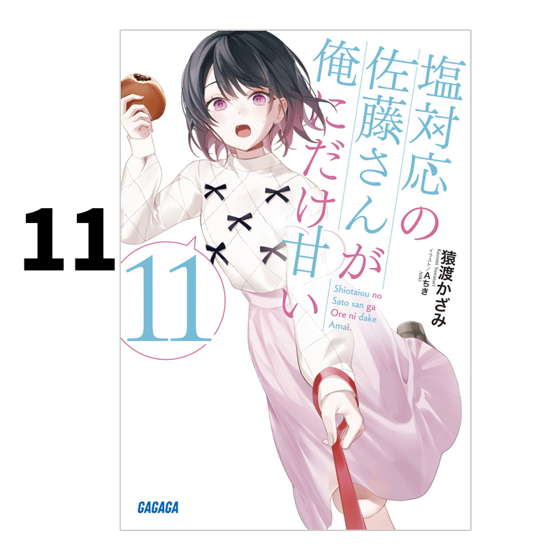预售 轻小说 冷淡的佐藤同学只对我撒娇 11 塩対応の佐藤さんが俺にだけ甘い 猿渡かざみ 小学館 绿山墙日文原版