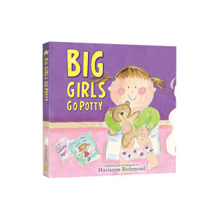 精装 温馨家庭暖心礼品书 Big 女孩生活习惯养成 Richmond Marianne Potty Girls 英文原版 预售