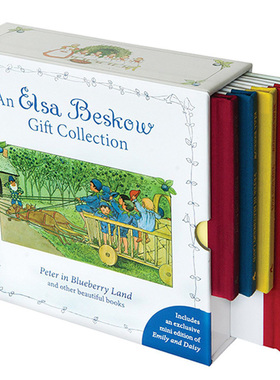 英文原版 Elsa Beskow Gift Collection 太阳蛋5本盒装 艾莎贝斯蔻情商性格教育绘本 瑞典绘本大师Elsa Beskow