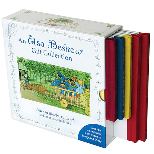 英文原版 Elsa Beskow Gift Collection 太阳蛋5本盒装 艾莎贝斯蔻情商性格教育绘本 瑞典绘本大师Elsa Beskow