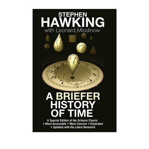 预售 霍金 时间简史 普及版 科学文献 精装 A Briefer History of Time 英文原版 Stephen Hawking