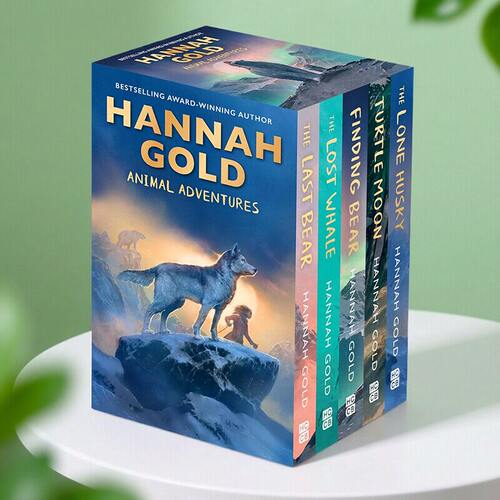 英文原版 Hannah Gold 5-Copy Set 汉娜·戈尔德小说 5册套装 青少年科普小说 迷失的鲸 最后一只熊