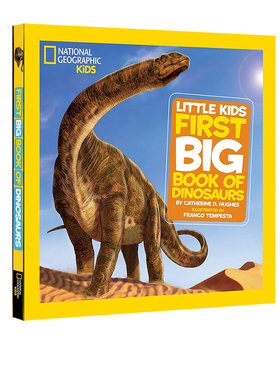英文原版 National Geographic 美国儿童国家地理百科普书 Little Kids First Big Book of Dinosaurs 恐龙 精装大开本