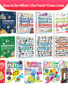 英文原版 What's the Point of Maths? STEAM知识百科 How to Be a Scientist DK出版儿童科普读物 少儿科学知识科普启蒙认知书