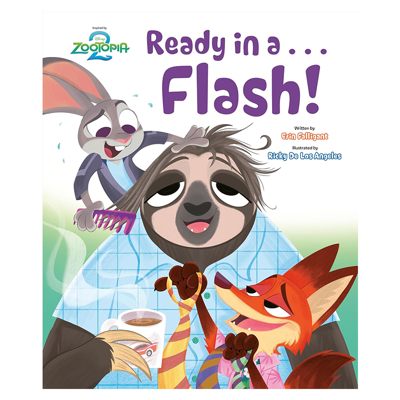 预售 英文原版 Ready in a ... Flash! 迪士尼 疯狂动物城2 闪电准备 Disney Zootopia 2 儿童卡通动画绘本故事