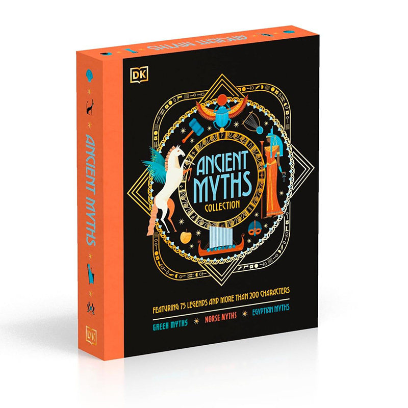 预售 DK 古代神话集 英文原版 Ancient Myths Collection 希腊/北欧/埃及神话 三大神话合集 盒装大开本珍藏版 儿童英语课外阅读