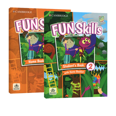 剑桥少儿英语YLE考试二级官方备考书 Fun Skills Level 2 for Pre A1 Starters 英文原版 Cambridge English 含练习册