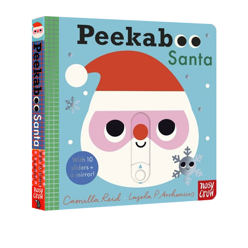 英语原版躲猫猫系列圣诞老人