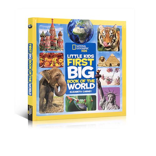 英文原版 National Geographic 美国儿童国家地理幼儿版科普书 Little Kids First Big Book of The World  世界 精装大开本