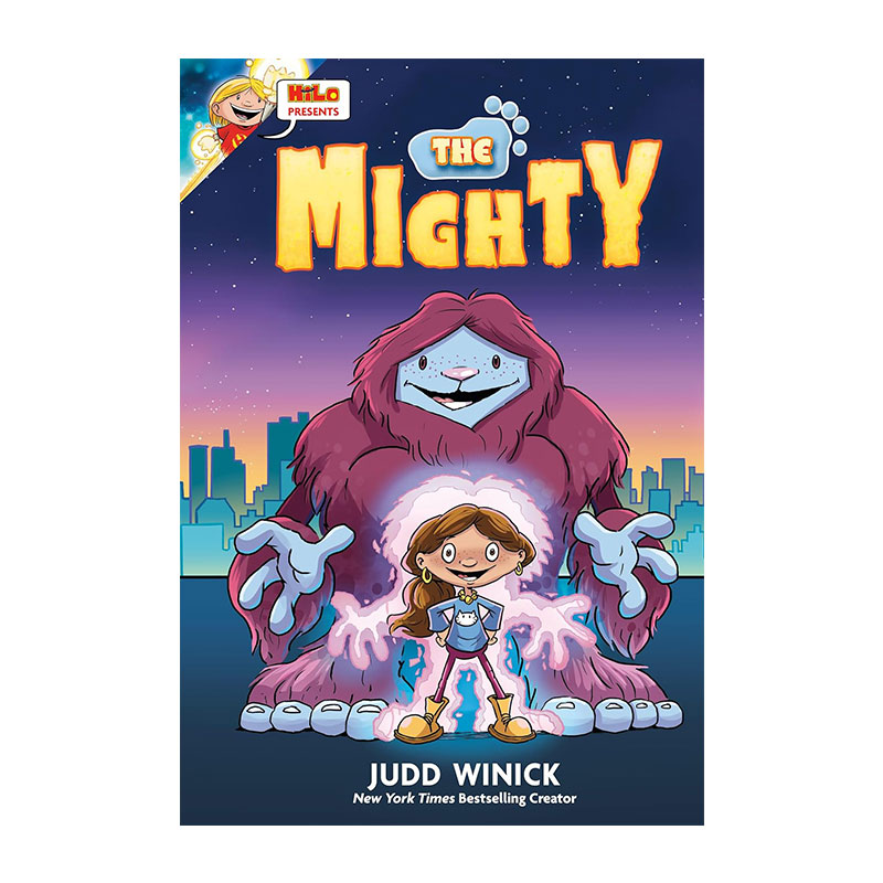 预售 英文原版 Hilo Presents: The Mighty 希洛漫画 第1本 全新系列 儿童全彩漫画桥梁章节小说