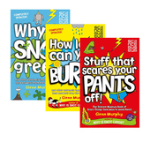 You Your Stuff Murphy Glenn How Scares 英文原版 Loud Burp 预售 Can That Pants 儿童科普百科读物 Off 3册合售